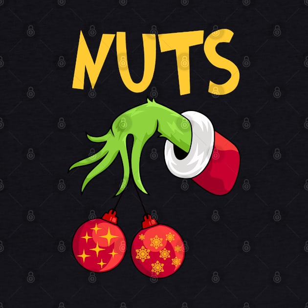 Chest Nuts Matching Chestnuts Funny Christmas Couples Nuts by Chea Shepherd